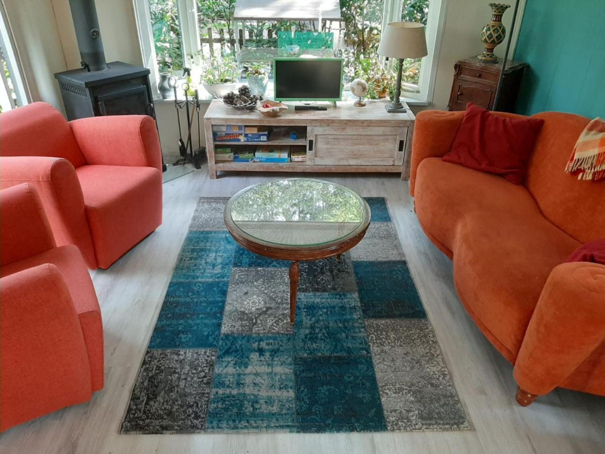 Boshuis Turquoise / Smaakvol Genieten Op De Veluwe Хундерло Экстерьер фото