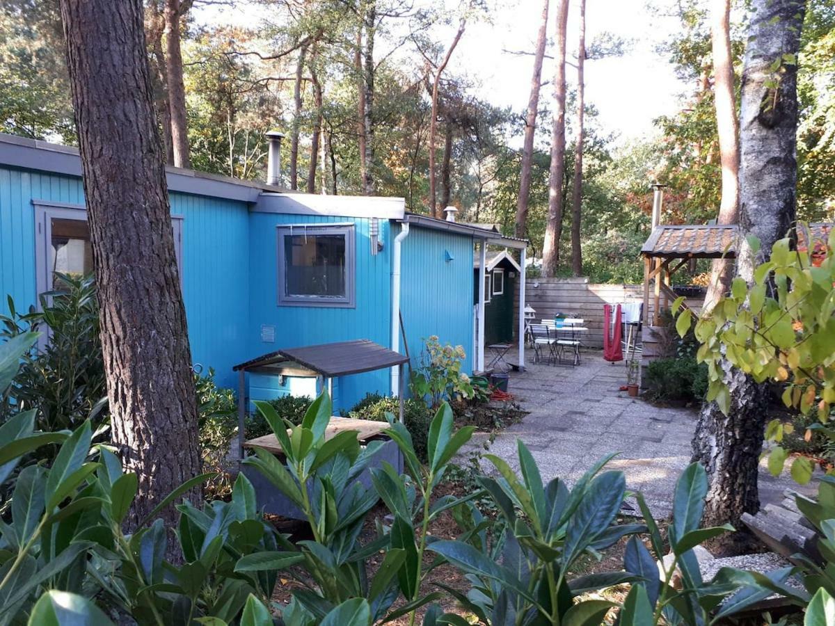 Boshuis Turquoise / Smaakvol Genieten Op De Veluwe Хундерло Экстерьер фото