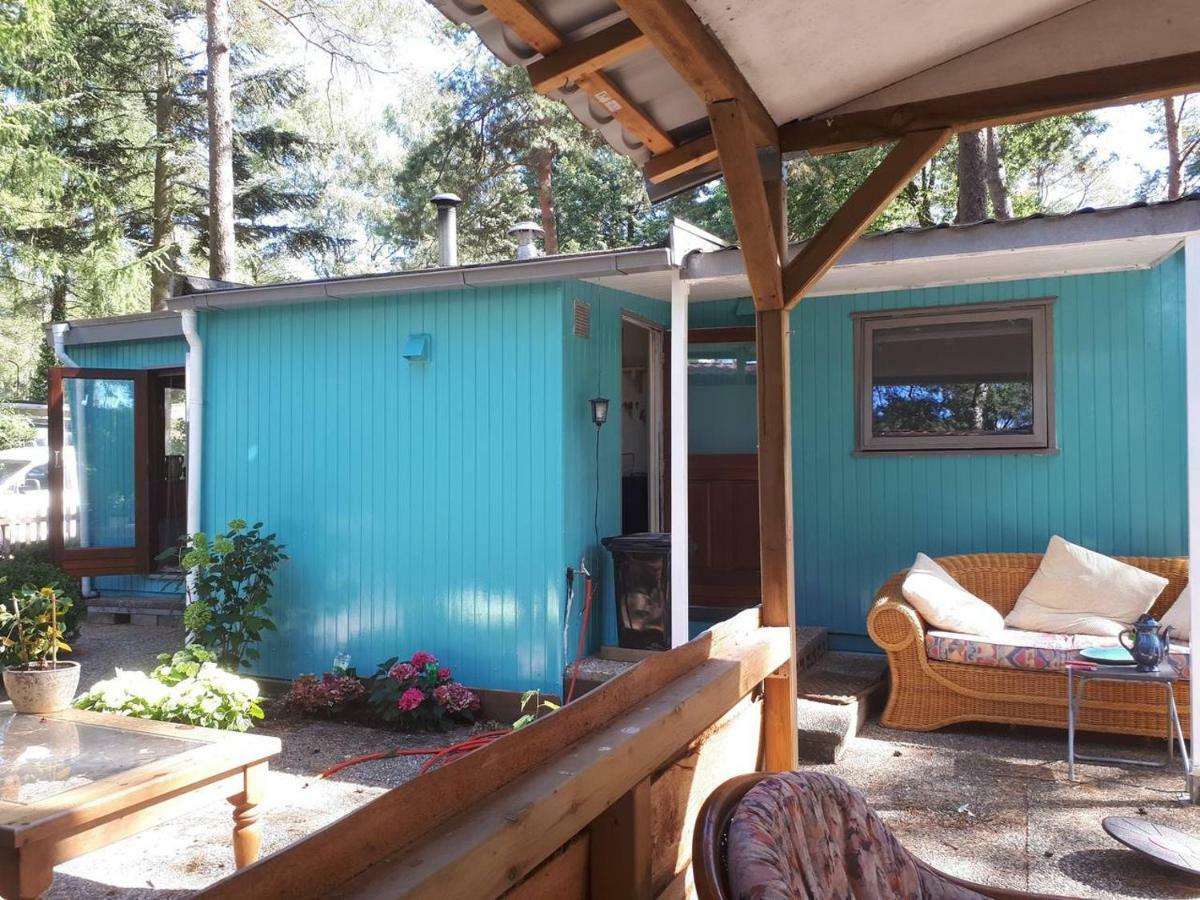 Boshuis Turquoise / Smaakvol Genieten Op De Veluwe Хундерло Экстерьер фото