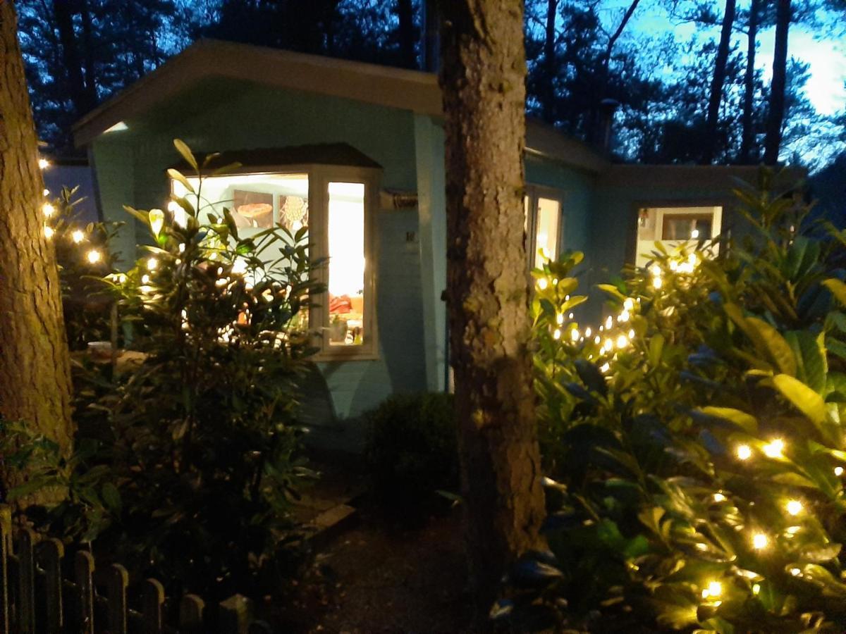 Boshuis Turquoise / Smaakvol Genieten Op De Veluwe Хундерло Экстерьер фото