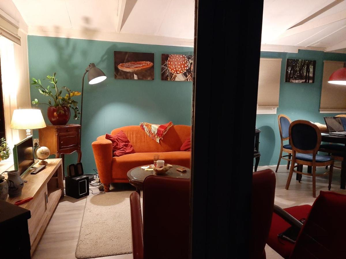 Boshuis Turquoise / Smaakvol Genieten Op De Veluwe Хундерло Экстерьер фото